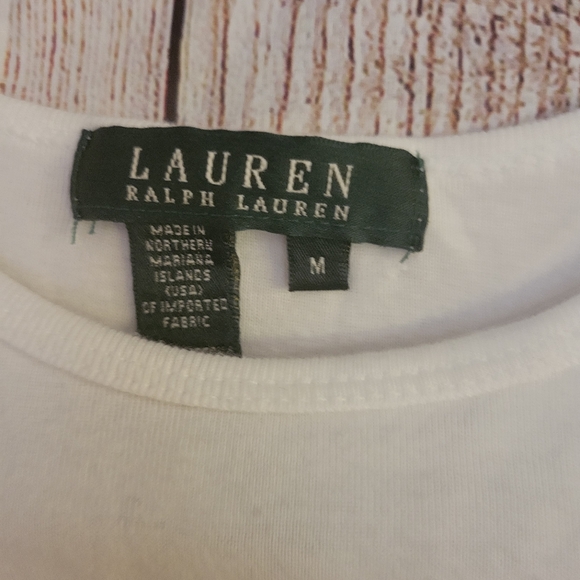 Polo Ralph Lauren White Embellished Short Sleeve Tee - Picture 4 of 6